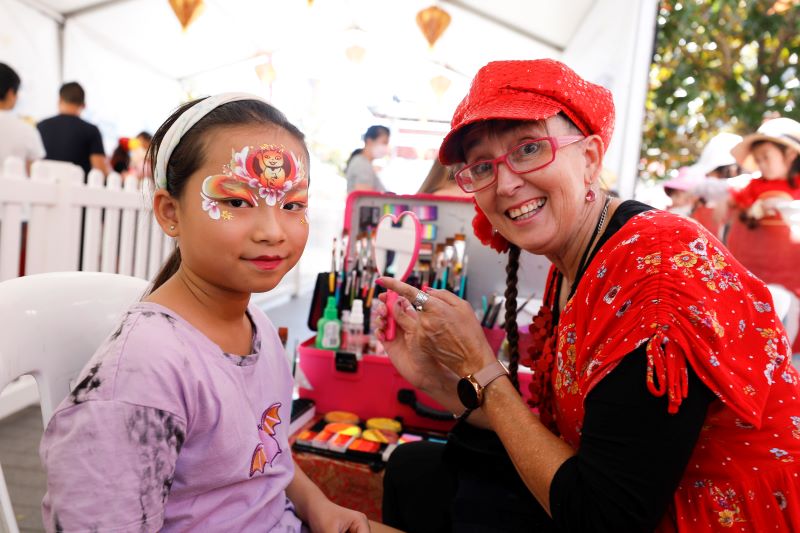 Little-Girl-Getting-Face-Paint