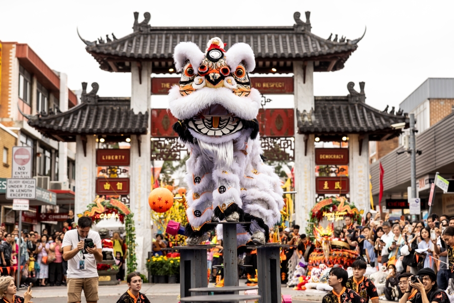 Lion Dance Pai Lau Gate