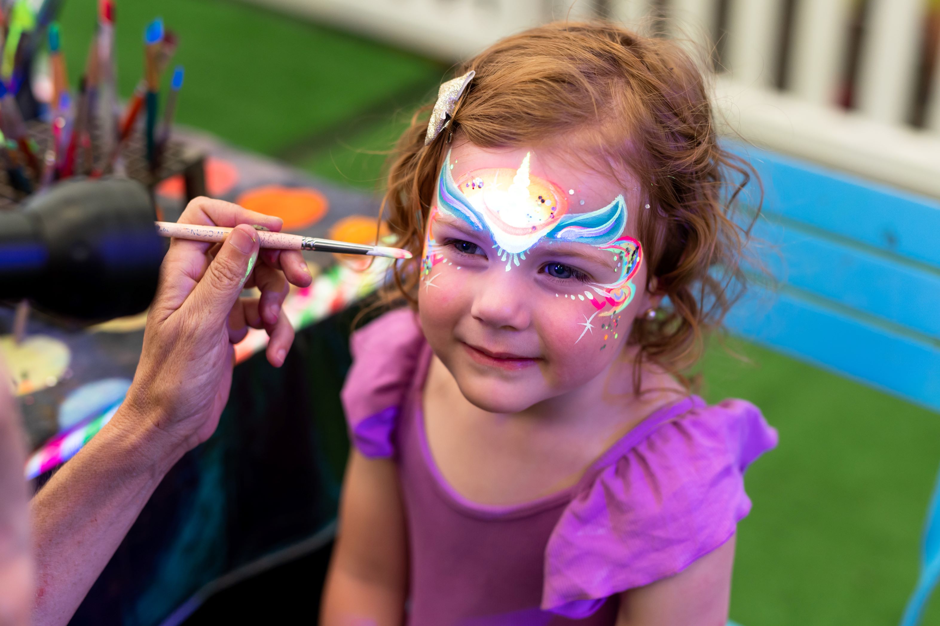 Facepainting at Illuminate.