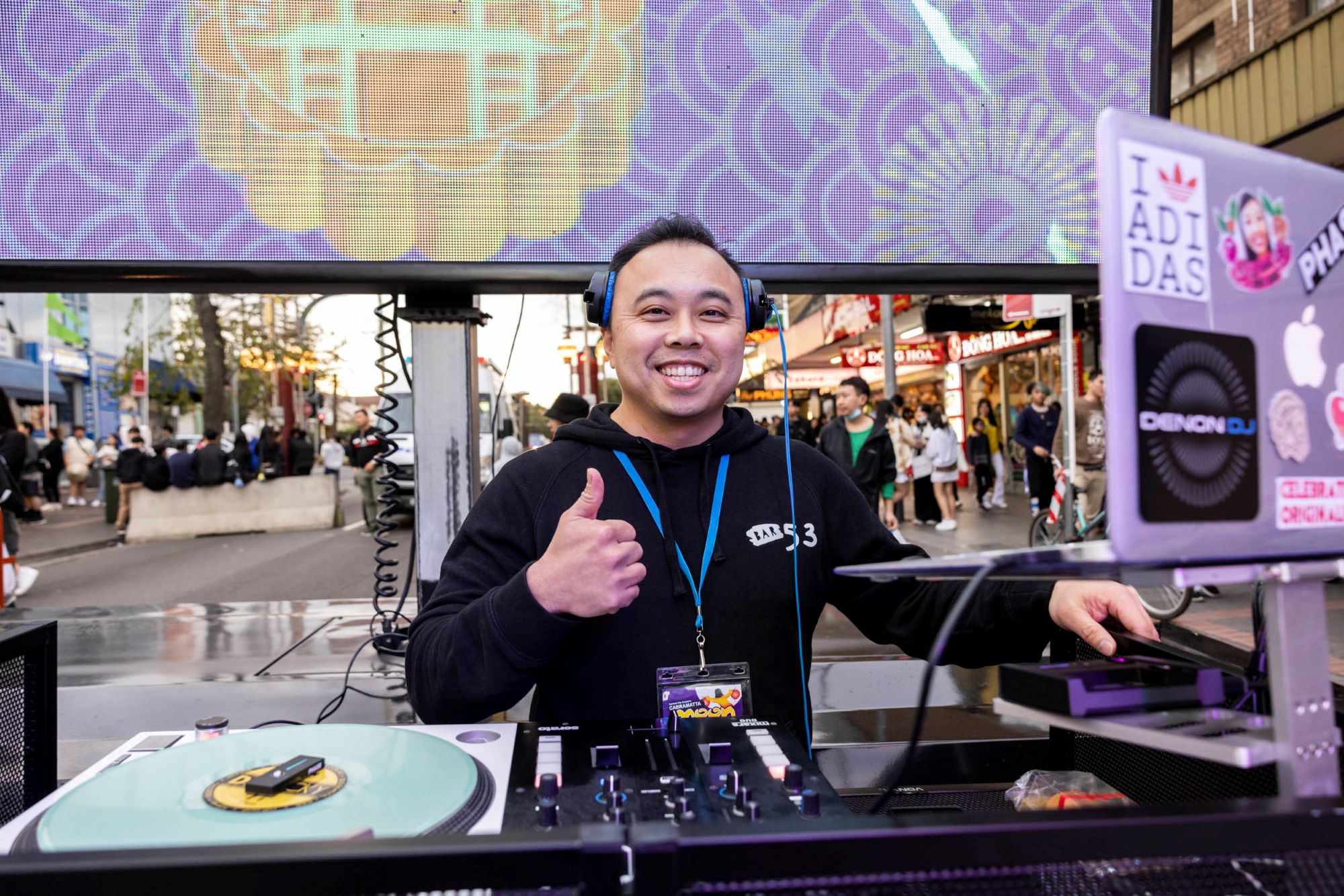 DJ Sticky at Cabramatta Moon Festival 2022