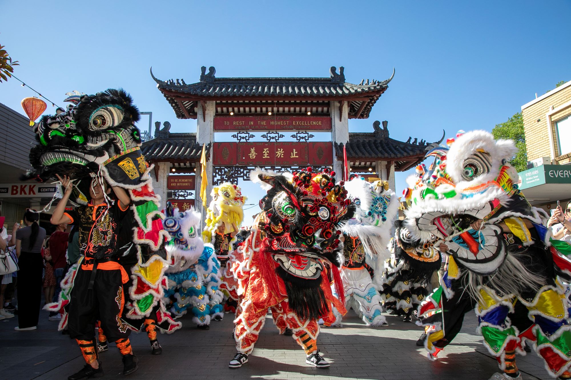 Jing Yee Lion Dance at Cabramatta Moon Festival 2023